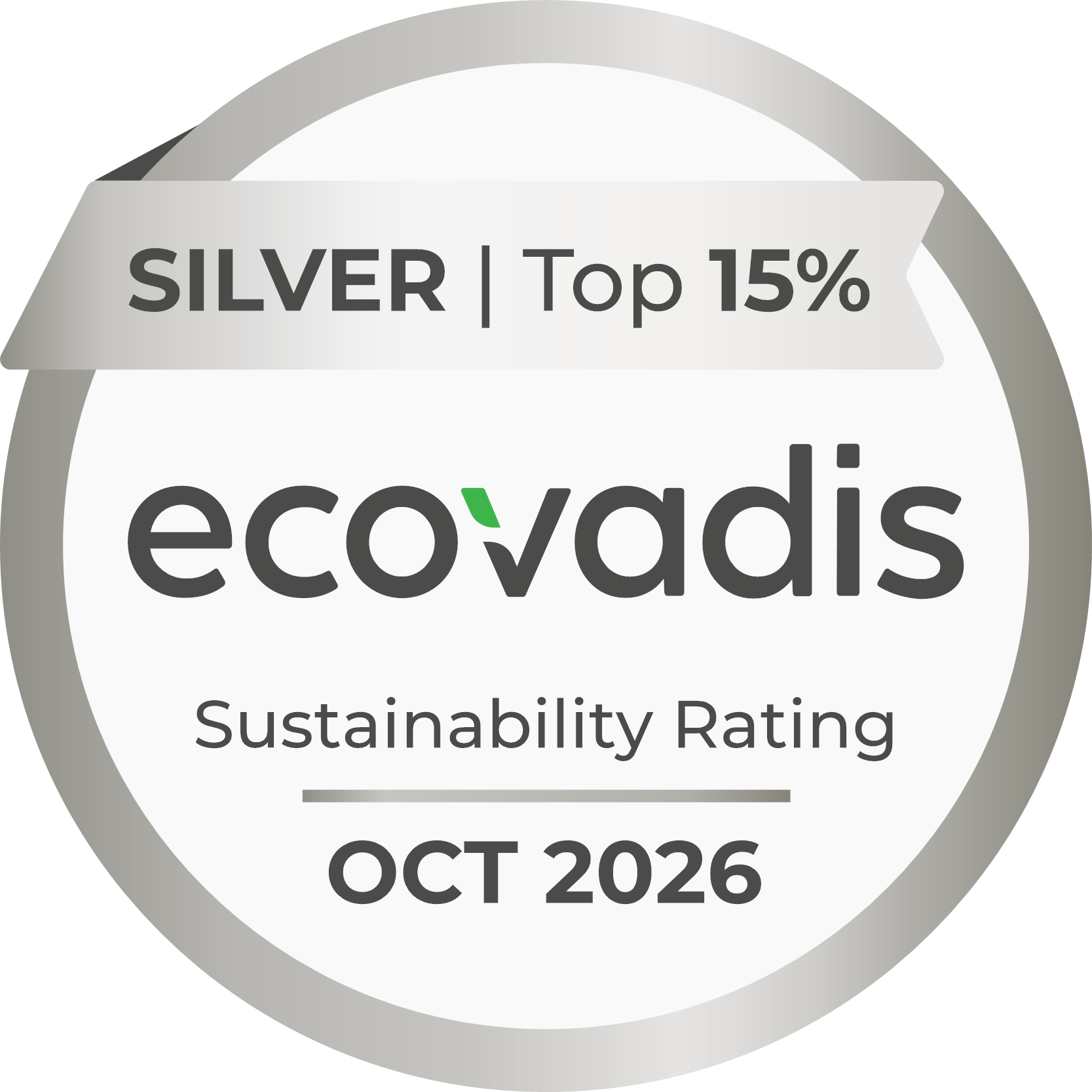 千如集團榮獲EcoVadis銀級獎牌 千如集團榮獲EcoVadis銀級獎牌